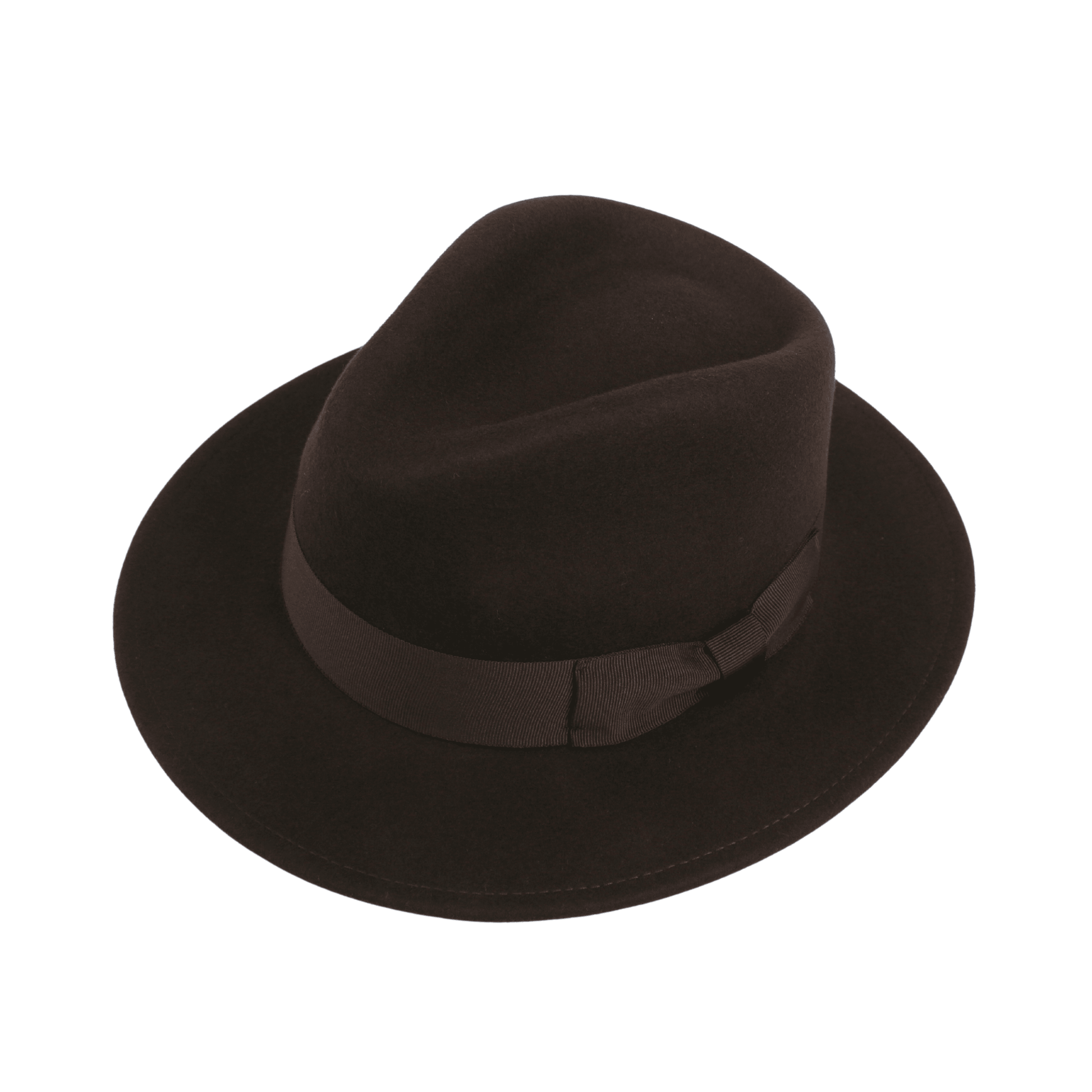 Classic Fedora Wide Brim Sweatband Hat for Men & Women - hatsXcaps