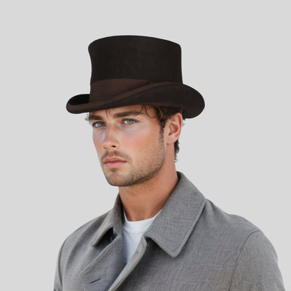 Wool felt Top Hats, Classic Wedding Events Costume Hat - hatsXcaps