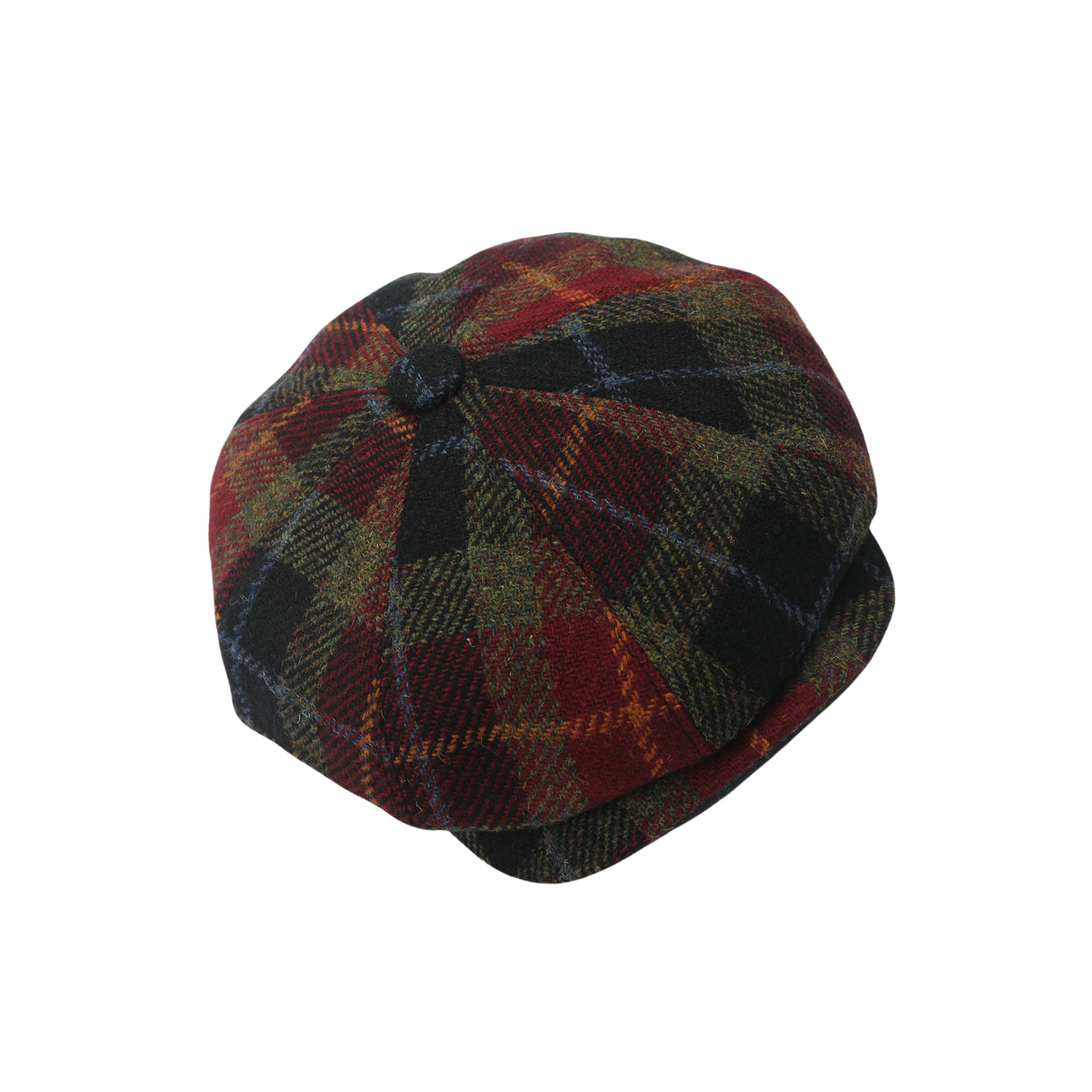 100% Scottish Wool Newsboy Flat Newsboy Cap for Men & Women - hatsXcaps