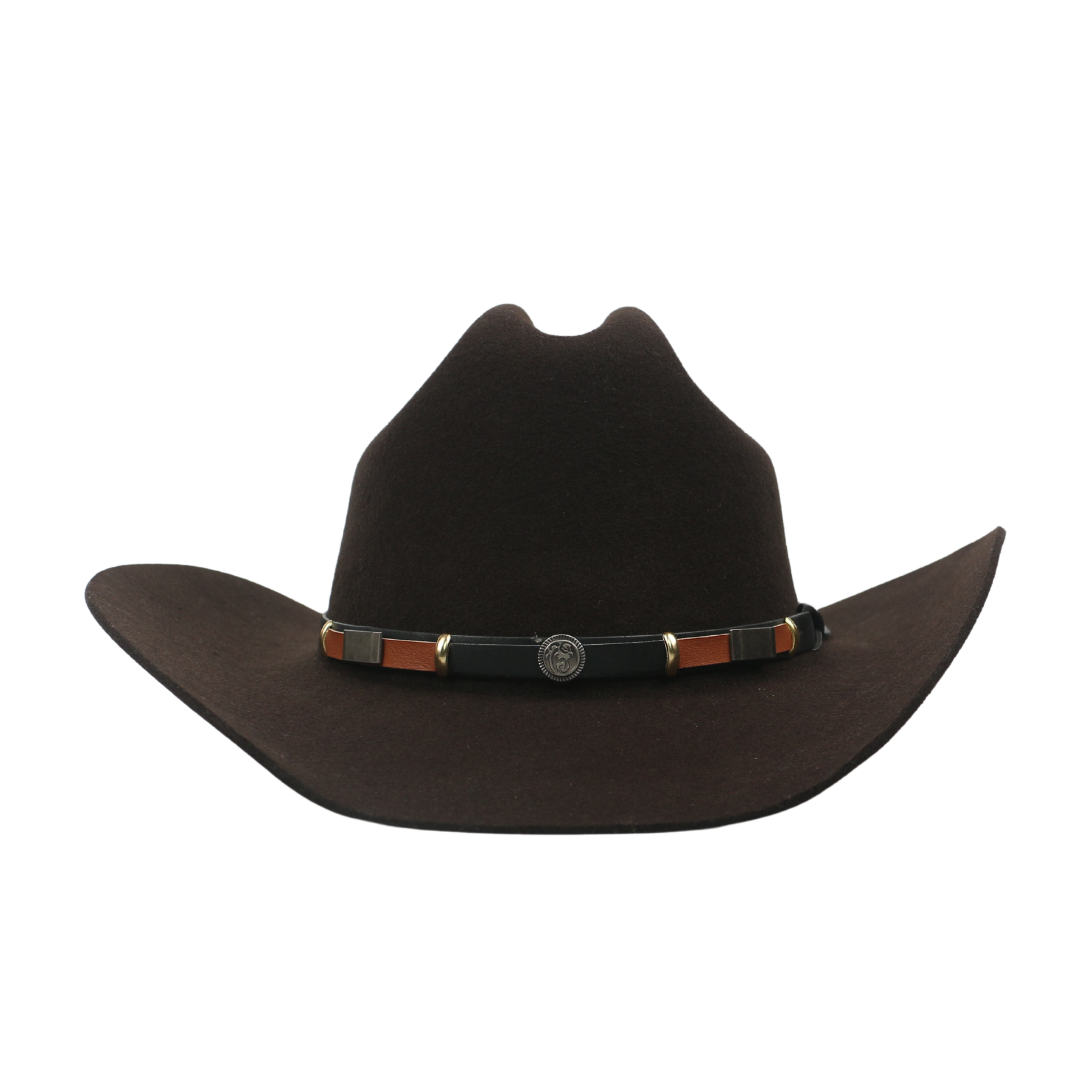 Premium Felt Cowboy Wide Brim Hat - hatsXcaps