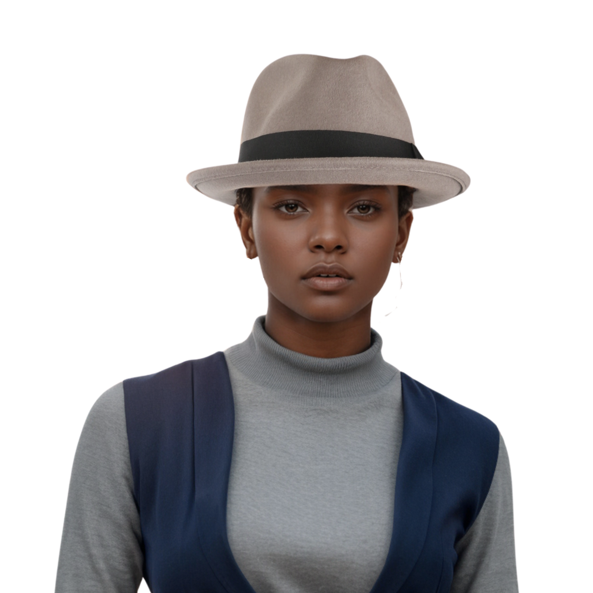 100% Wool Felt Felt Trilby Hat for Men & Women - hatsXcaps