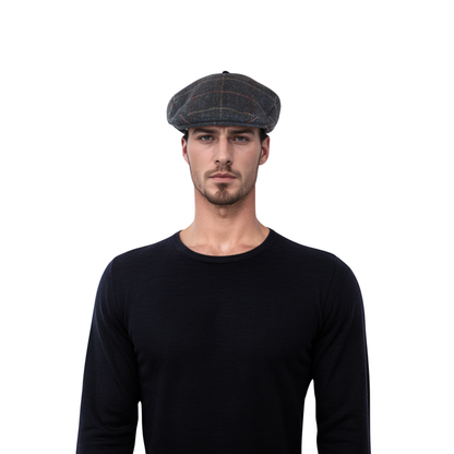 Classic British Tweed Style Caps for Men - hatsXcaps