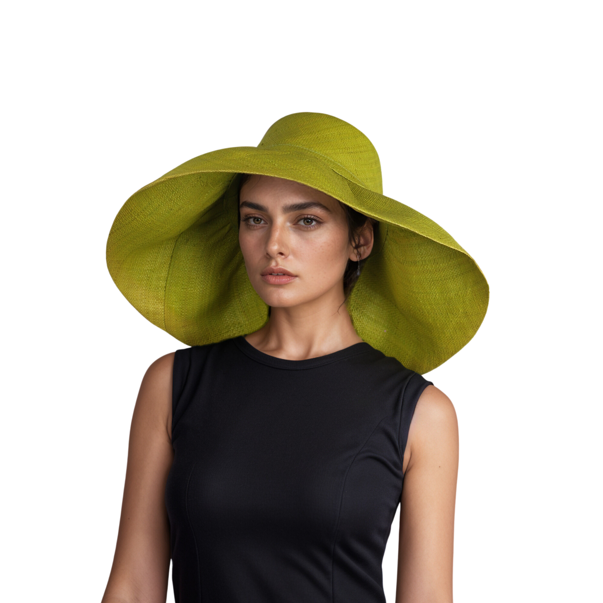 Women's Wide Brim Mimosa Sun Hat for Summer Beach - hatsXcaps
