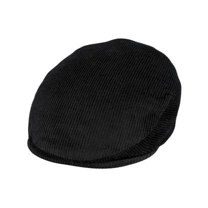 Unisex Cotton Corduroy Flat Cap for Men and Women - hatsXcaps