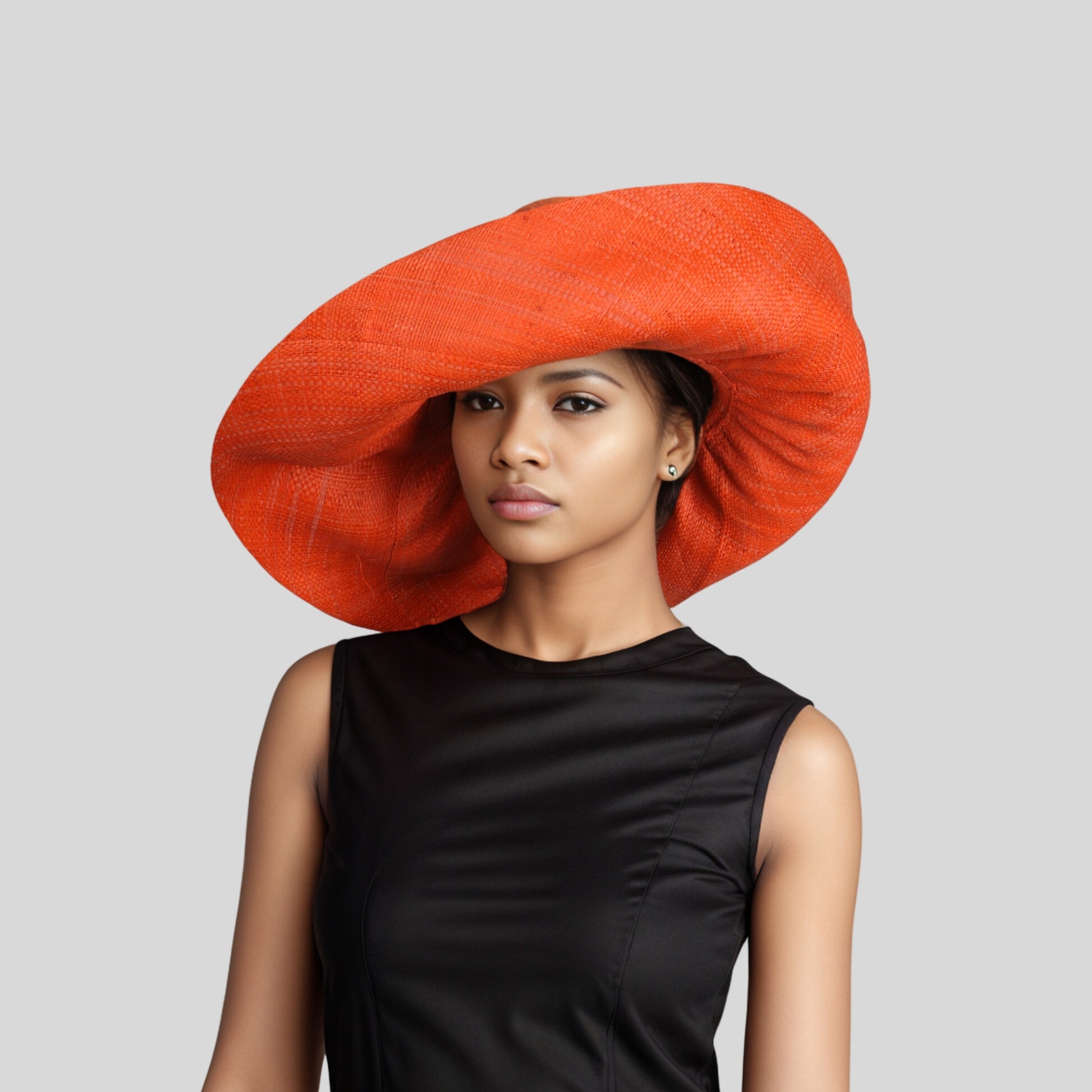Women's Wide Brim Mimosa Sun Hat for Summer Beach - hatsXcaps