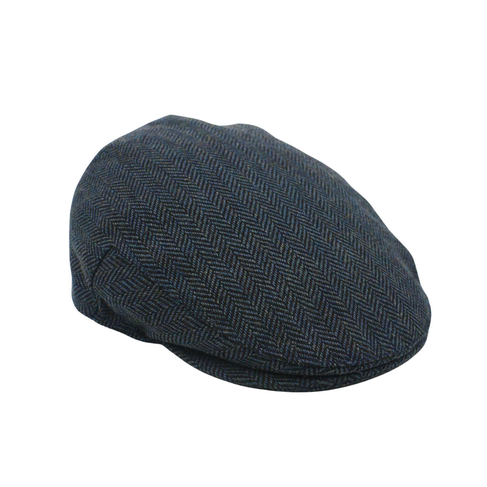 Unisex Wool Herringbone Gatsby Flat Cap - hatsXcaps