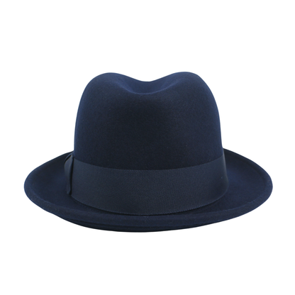 100% Wool Felt Felt Trilby Hat for Men & Women - hatsXcaps