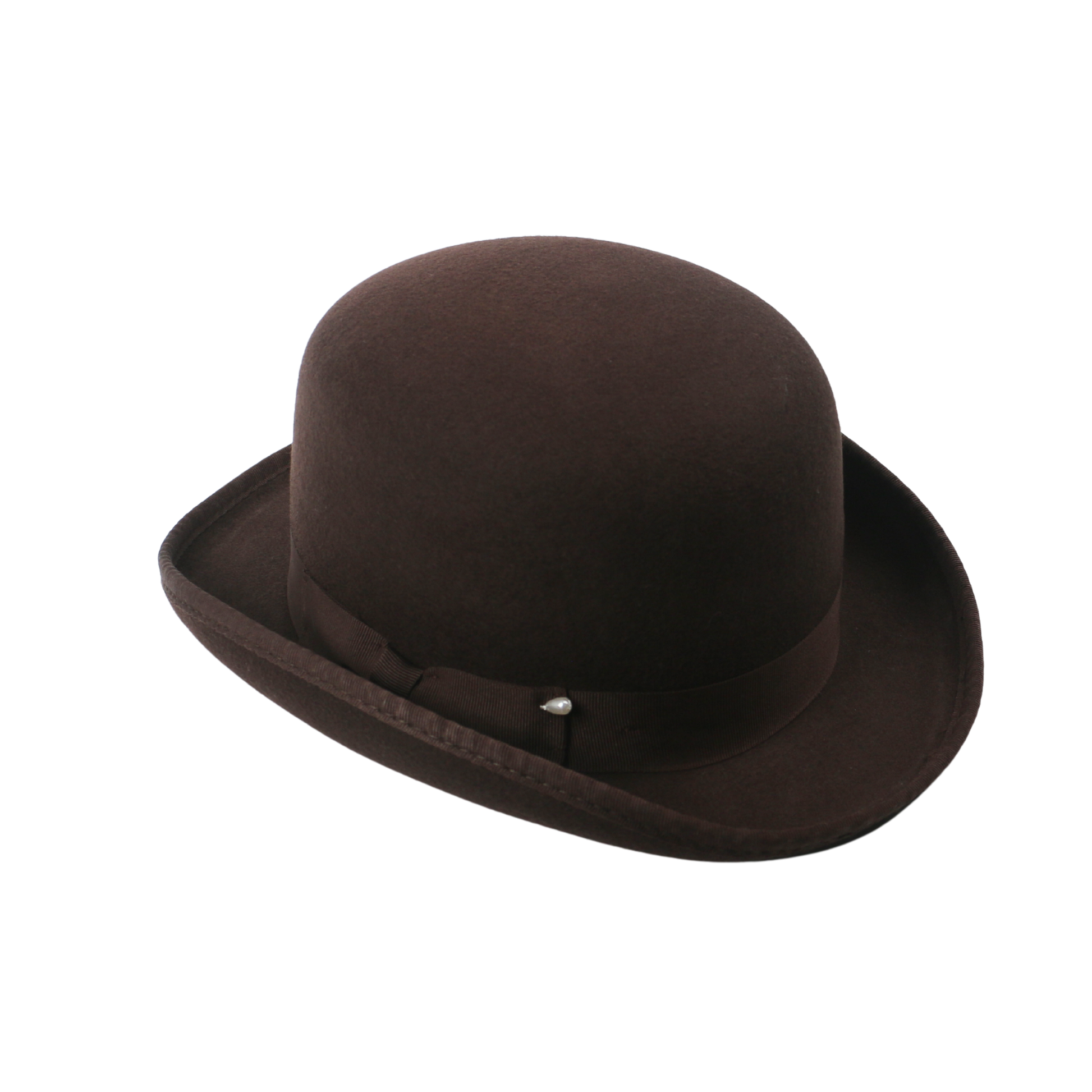 Made from Stiff Wool Felt Bowler Hat for Men - hatsXcaps