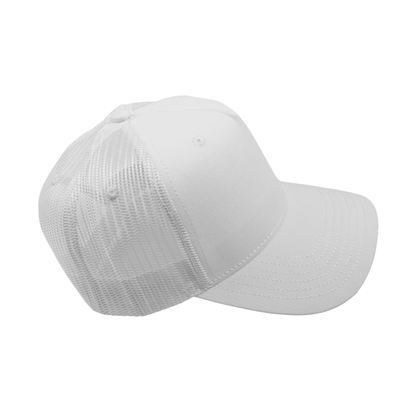 Unisex Half Mesh Cotton Trucker Baseball Cap - hatsXcaps