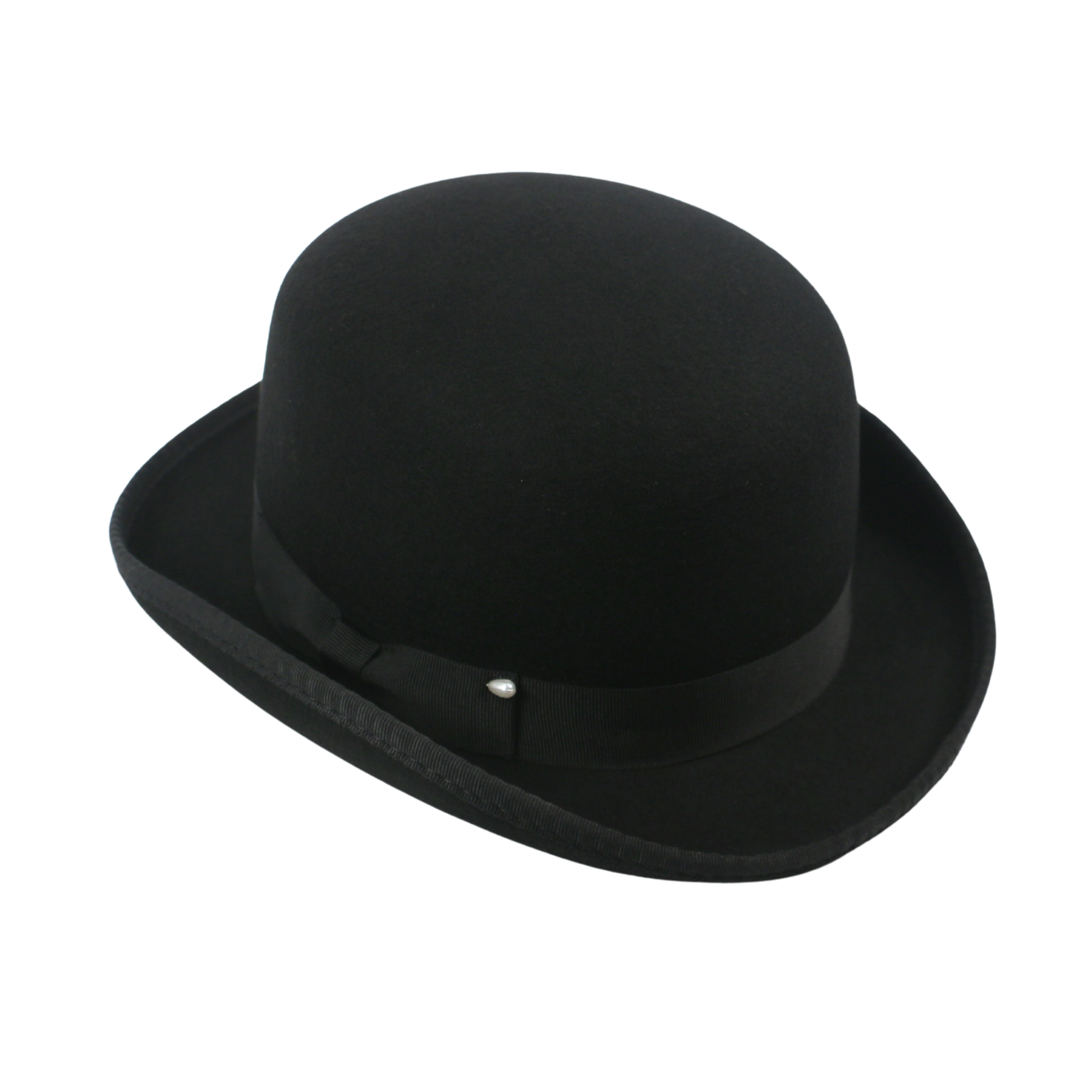 Made from Stiff Wool Felt Bowler Hat for Men - hatsXcaps