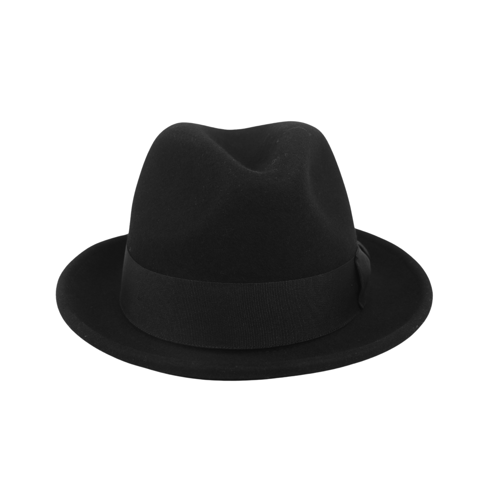 100% Wool Felt Felt Trilby Hat for Men & Women - hatsXcaps