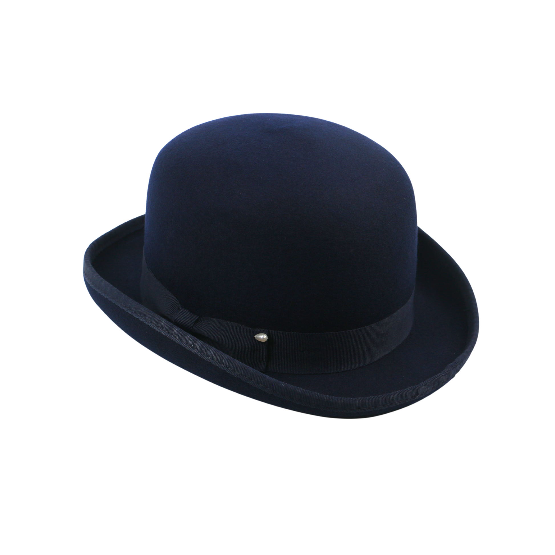 Made from Stiff Wool Felt Bowler Hat for Men - hatsXcaps