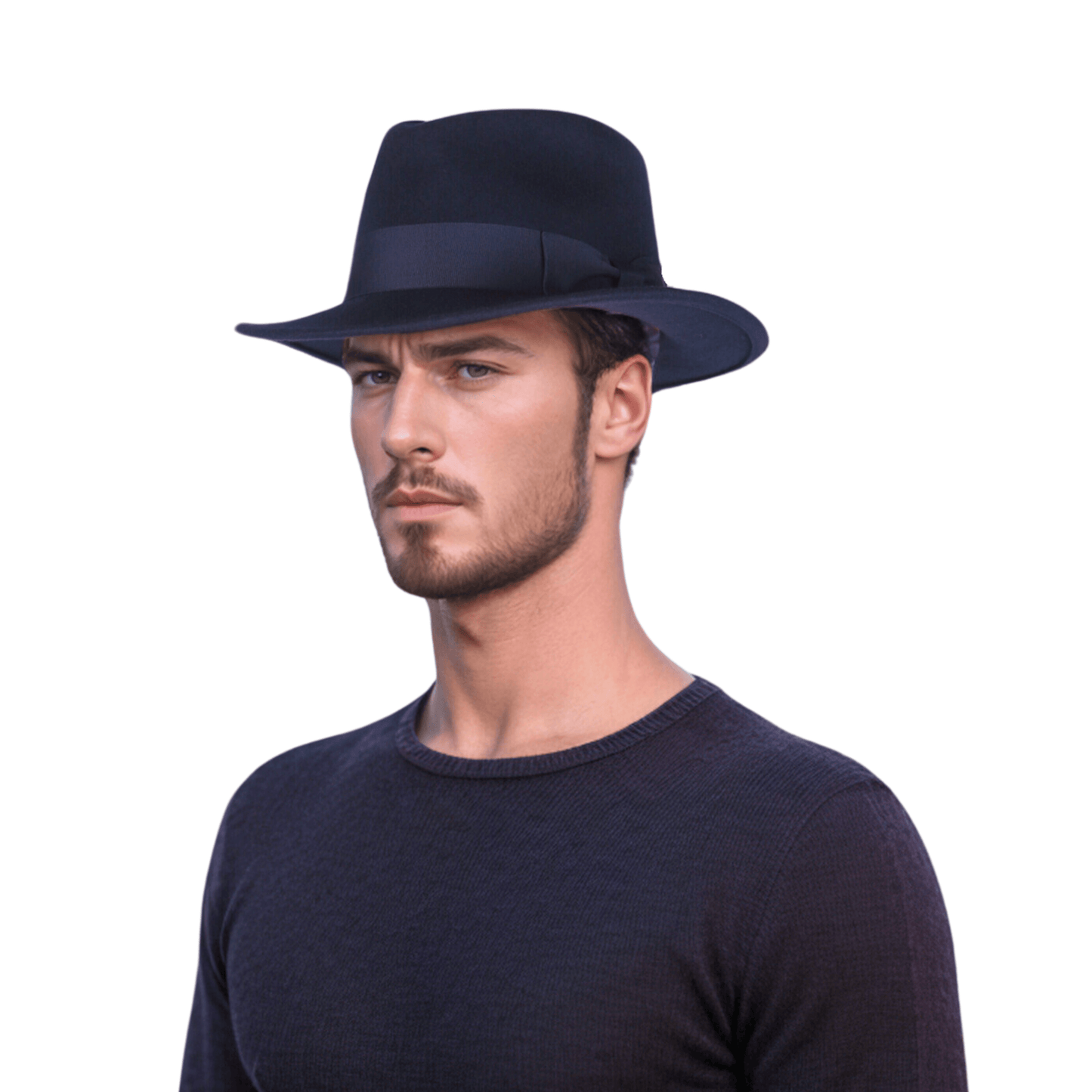 Classic Fedora Wide Brim Sweatband Hat for Men & Women - hatsXcaps