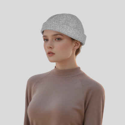 Unisex Retro & Streetwear Beanies Wool Docker Brimless Hat - hatsXcaps