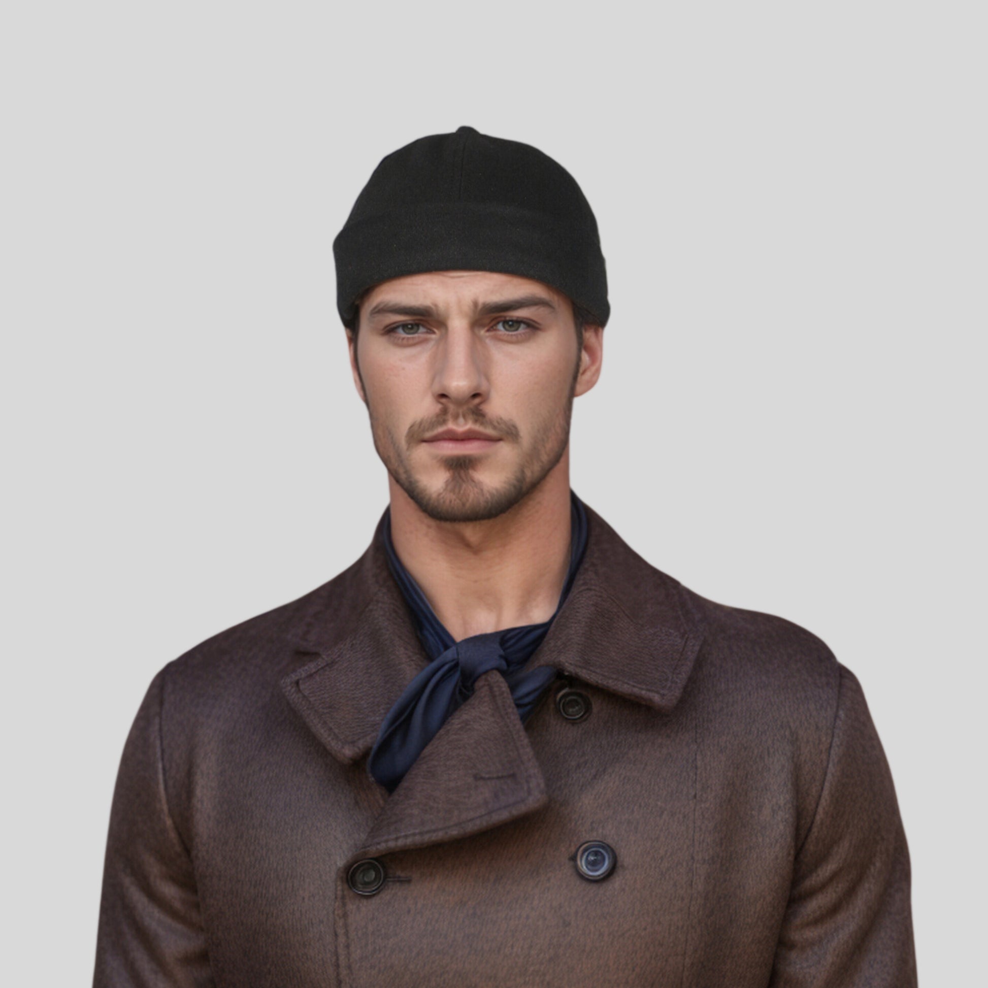 Unisex Retro & Streetwear Beanies Wool Docker Brimless Hat - hatsXcaps