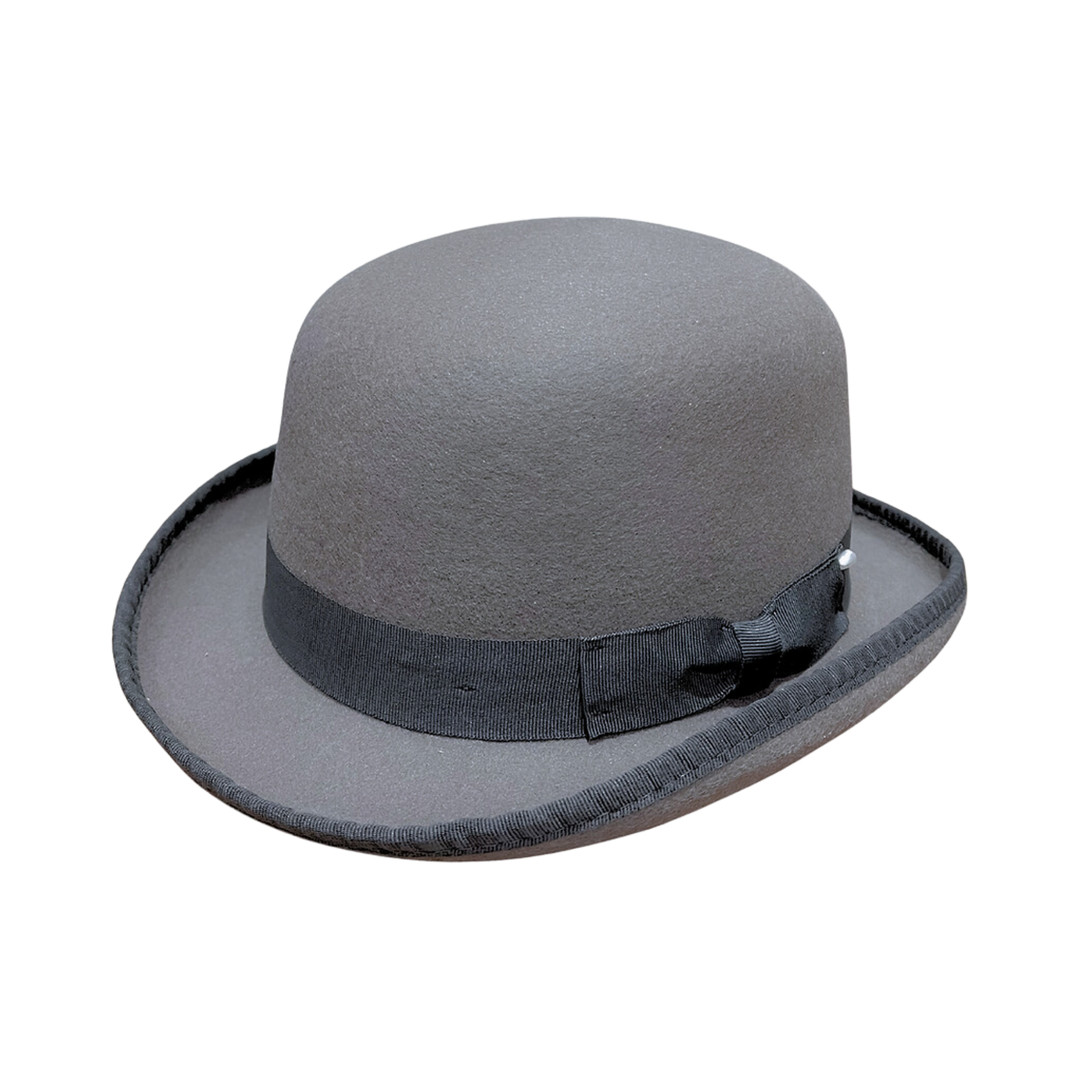 Made from Stiff Wool Felt Bowler Hat for Men - hatsXcaps