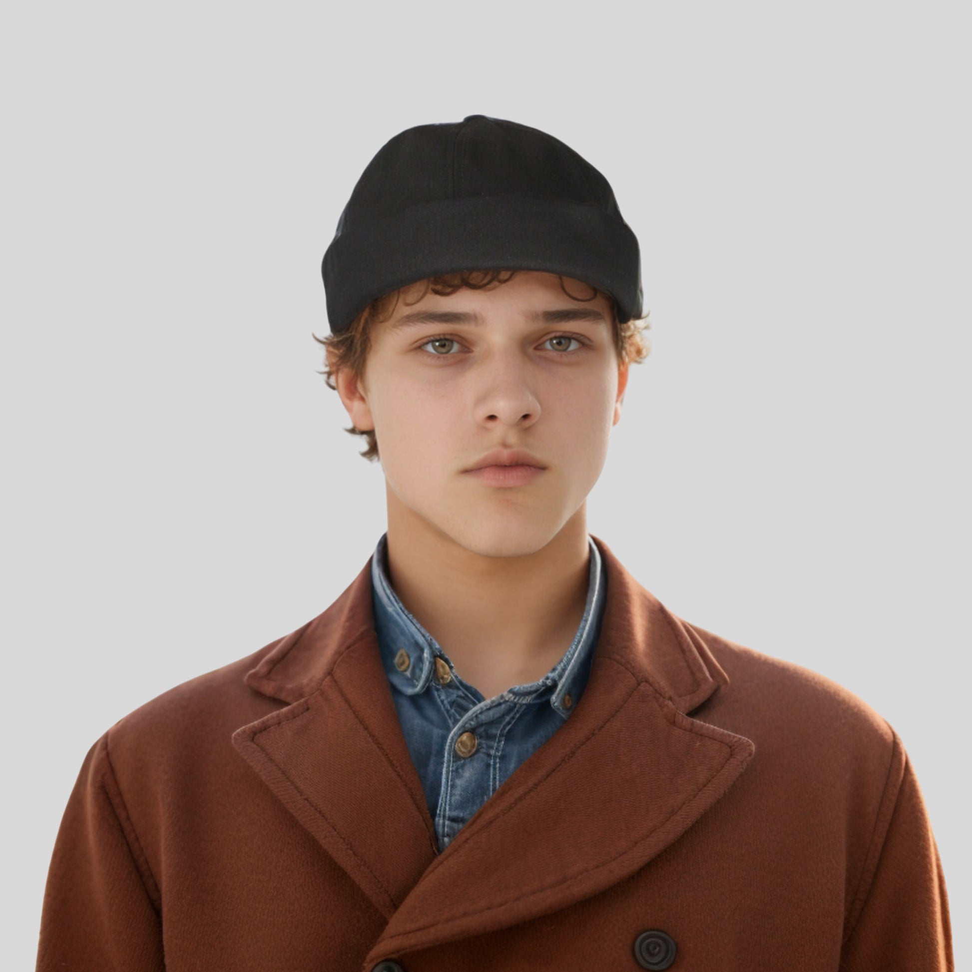 Adjustable Sailor Unisex Cotton Docker Brimless Hat - hatsXcaps