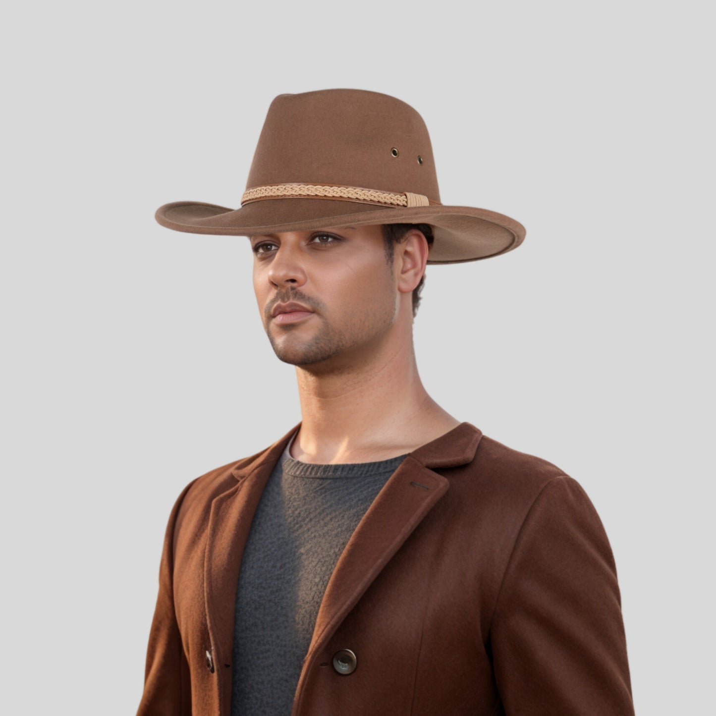 100% Pure Wool Cowboy Hats for Men & Women - hatsXcaps