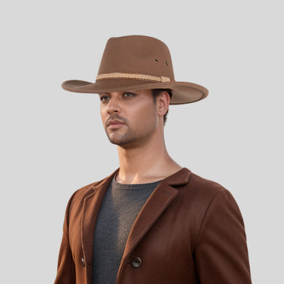100% Pure Wool Cowboy Hats for Men & Women - hatsXcaps