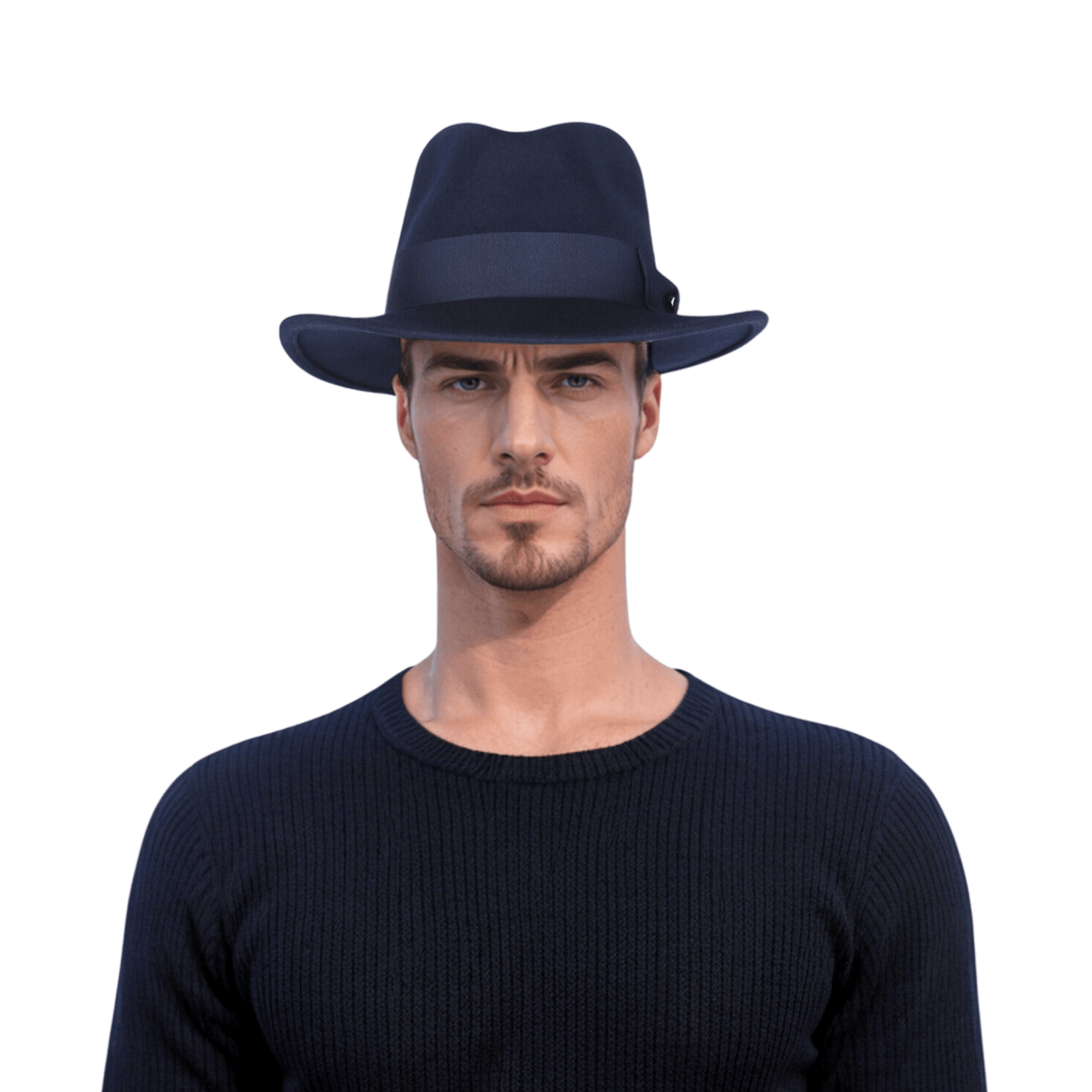 Classic Fedora Wide Brim Sweatband Hat for Men & Women - hatsXcaps