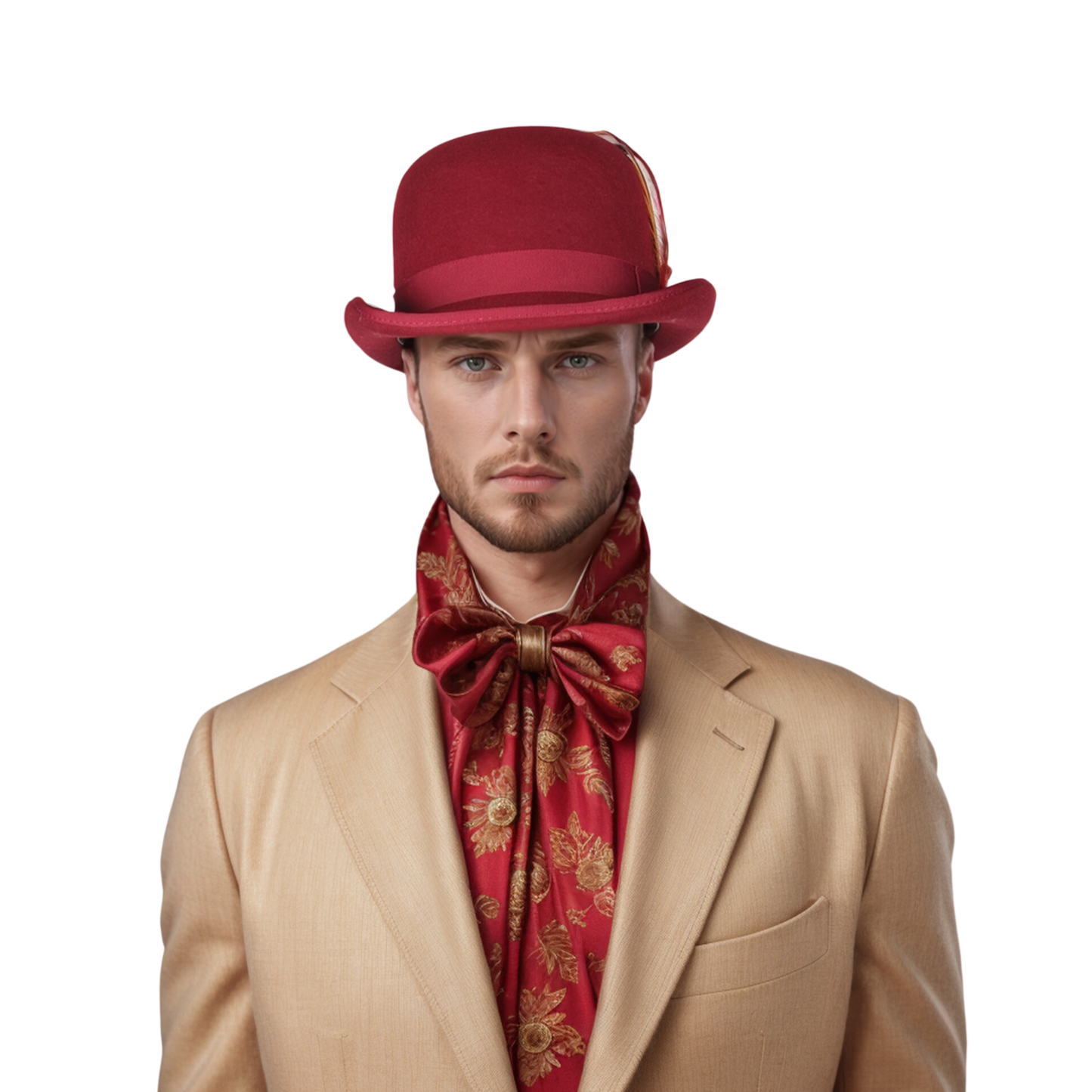 Made from Stiff Wool Felt Bowler Hat for Men - hatsXcaps