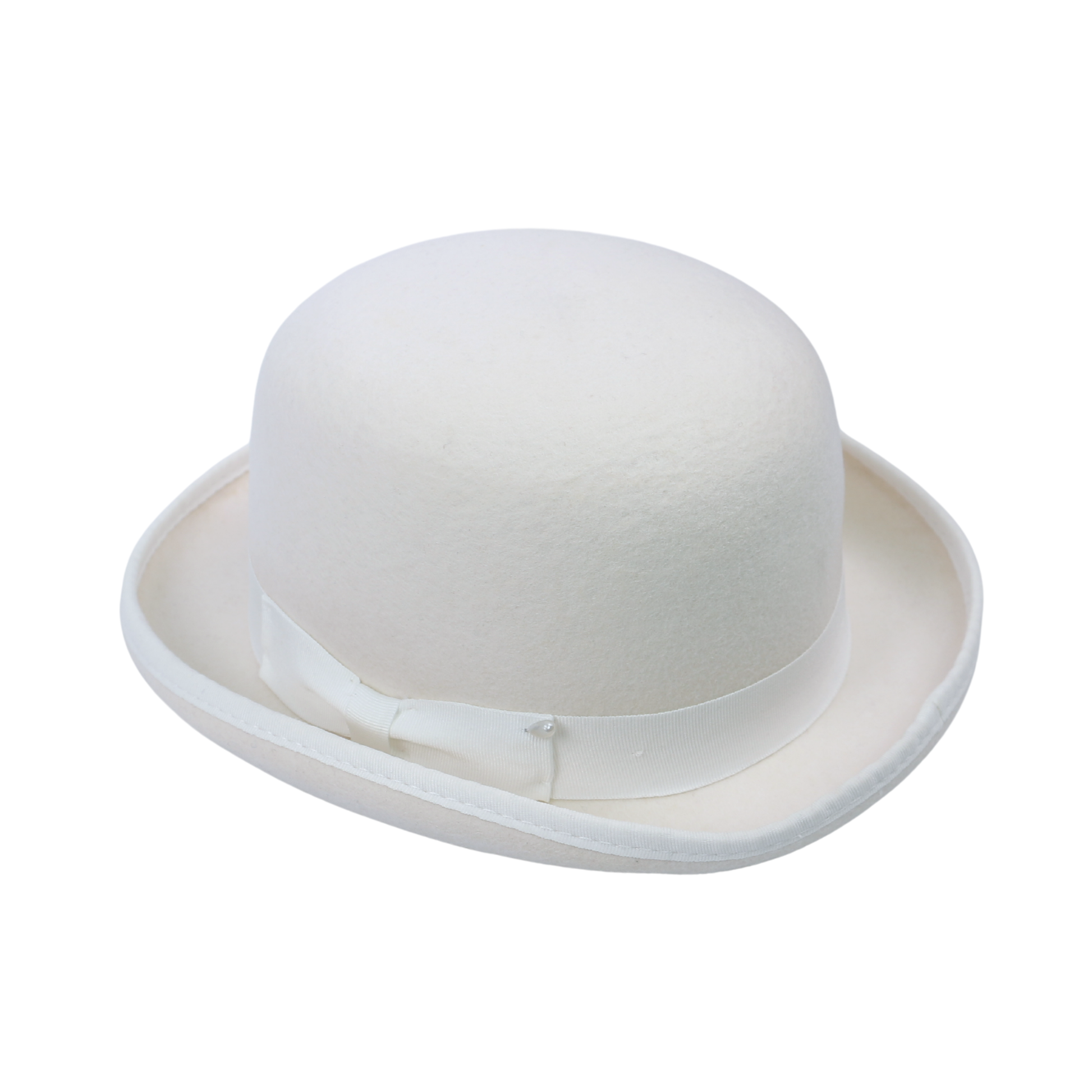 Made from Stiff Wool Felt Bowler Hat for Men - hatsXcaps