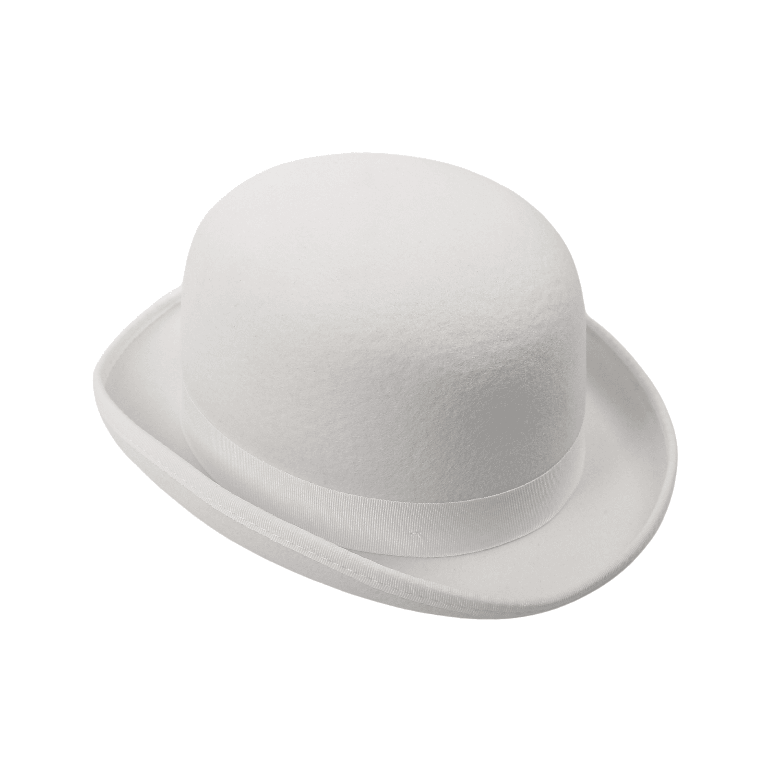 DH 100% Wool Bowler Hat – Grey Hard Top, Satin Lined – Sizes S To XL – Unisex