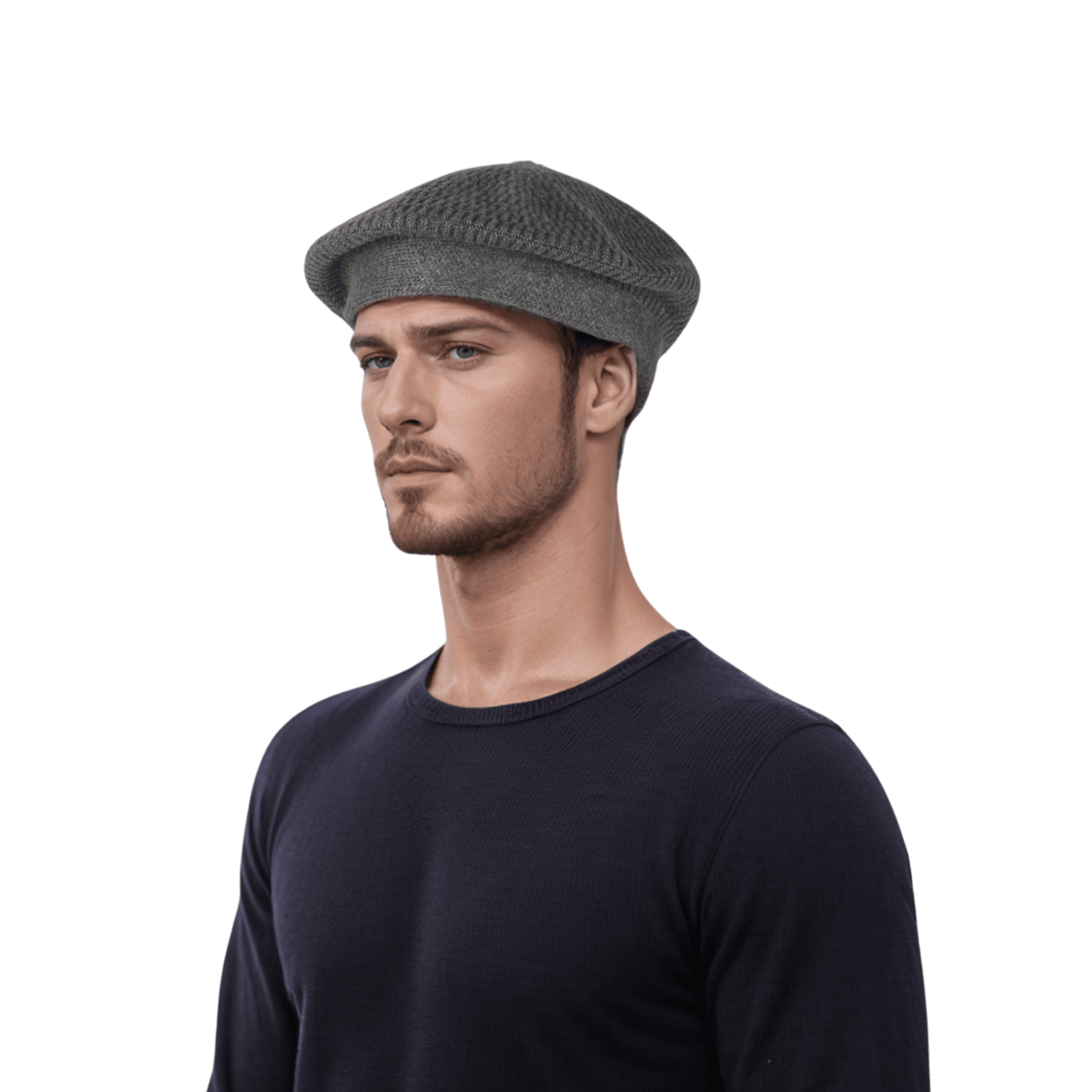 Classic French Style Unisex Cashmere Blend Premium Knit - hatsXcaps