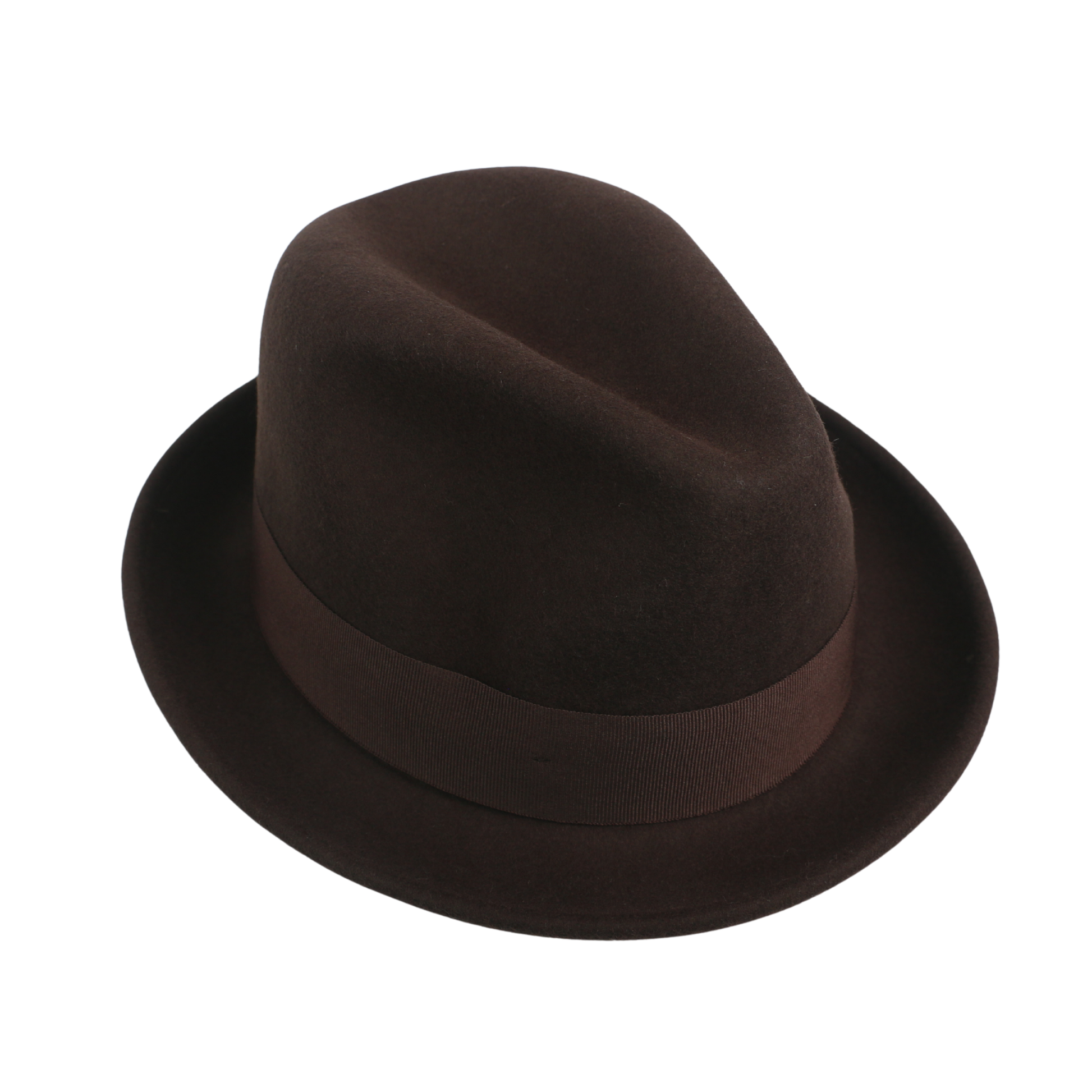 100% Wool Felt Felt Trilby Hat for Men & Women - hatsXcaps
