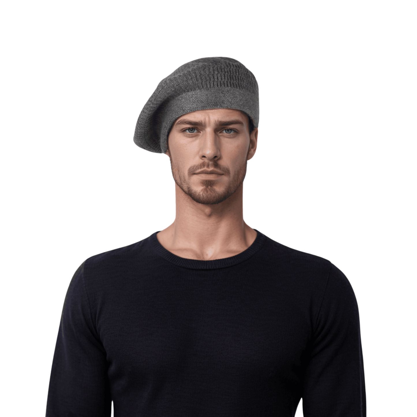 Classic French Style Unisex Cashmere Blend Premium Knit - hatsXcaps