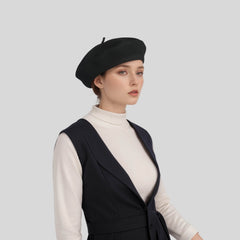 Autumn Warm Beret Hat Women's Classic French Beret Hat - hatsXcaps