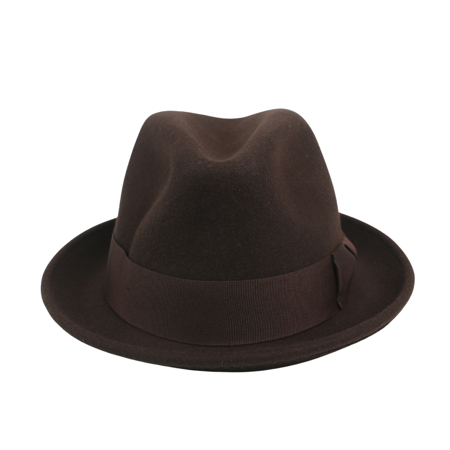 100% Wool Felt Felt Trilby Hat for Men & Women - hatsXcaps