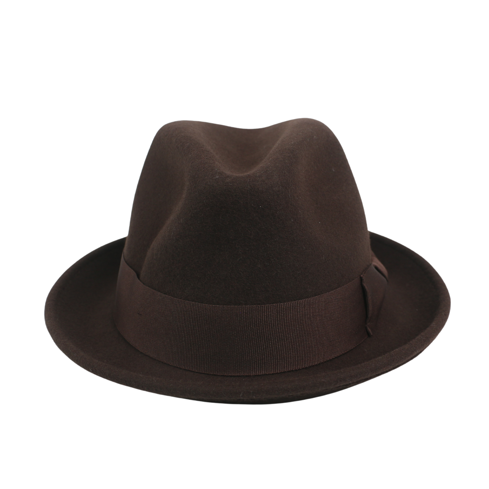 100% Wool Felt Felt Trilby Hat for Men & Women - hatsXcaps