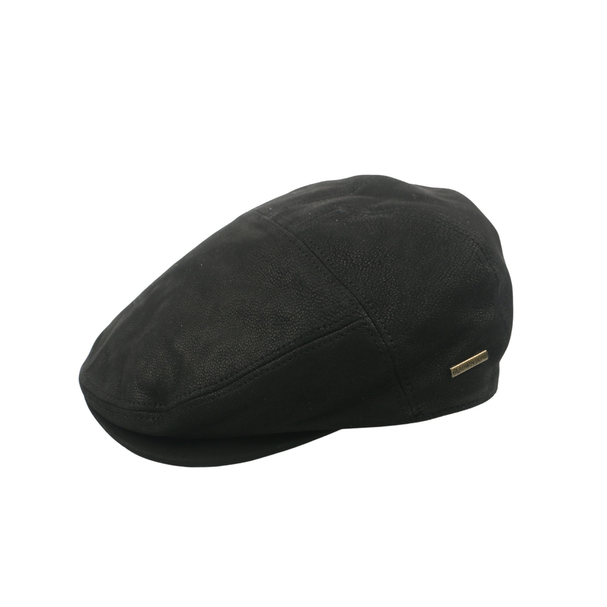 Unisex Sheepskin Leather Flat Cap with Cotton Lining - hatsXcaps