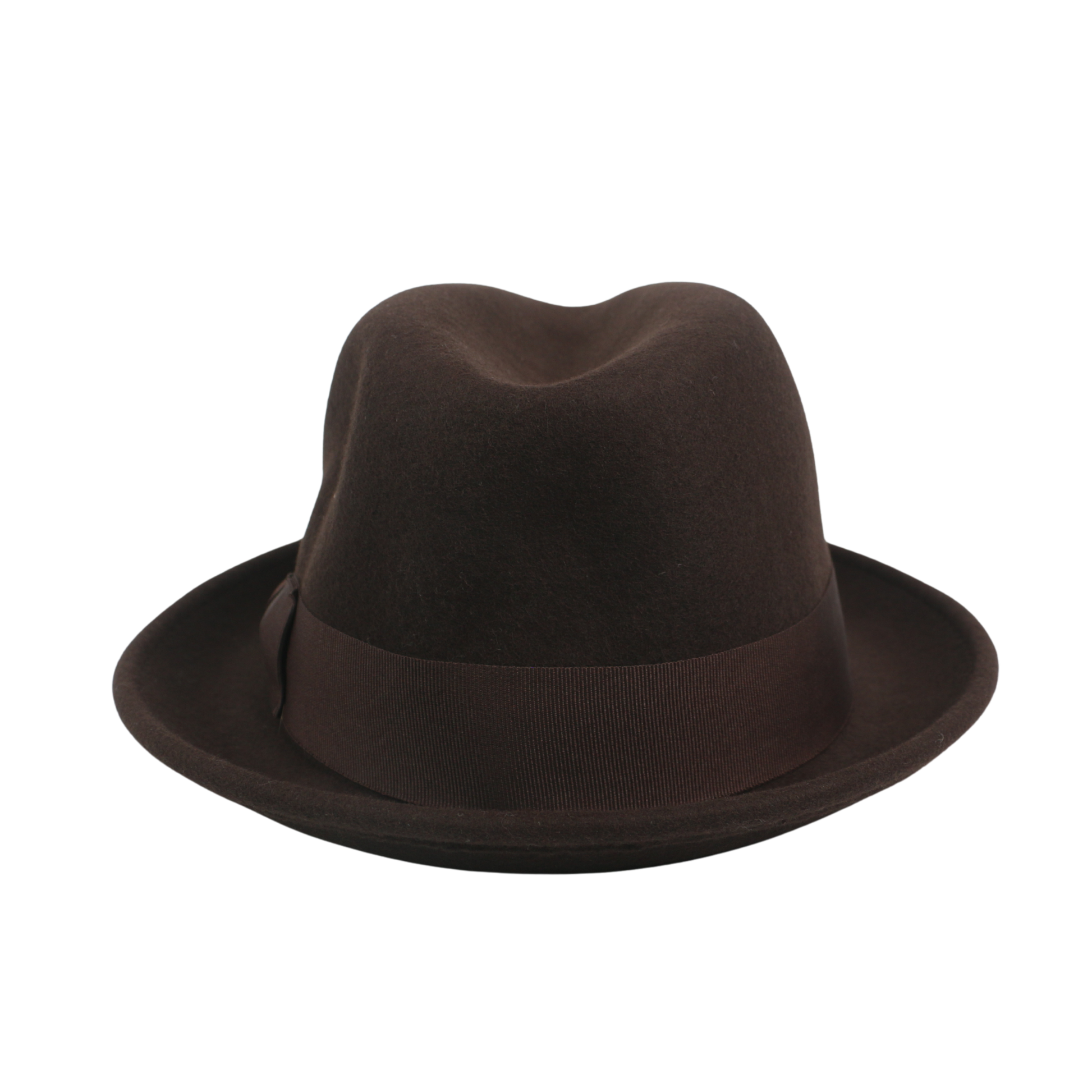 100% Wool Felt Felt Trilby Hat for Men & Women - hatsXcaps