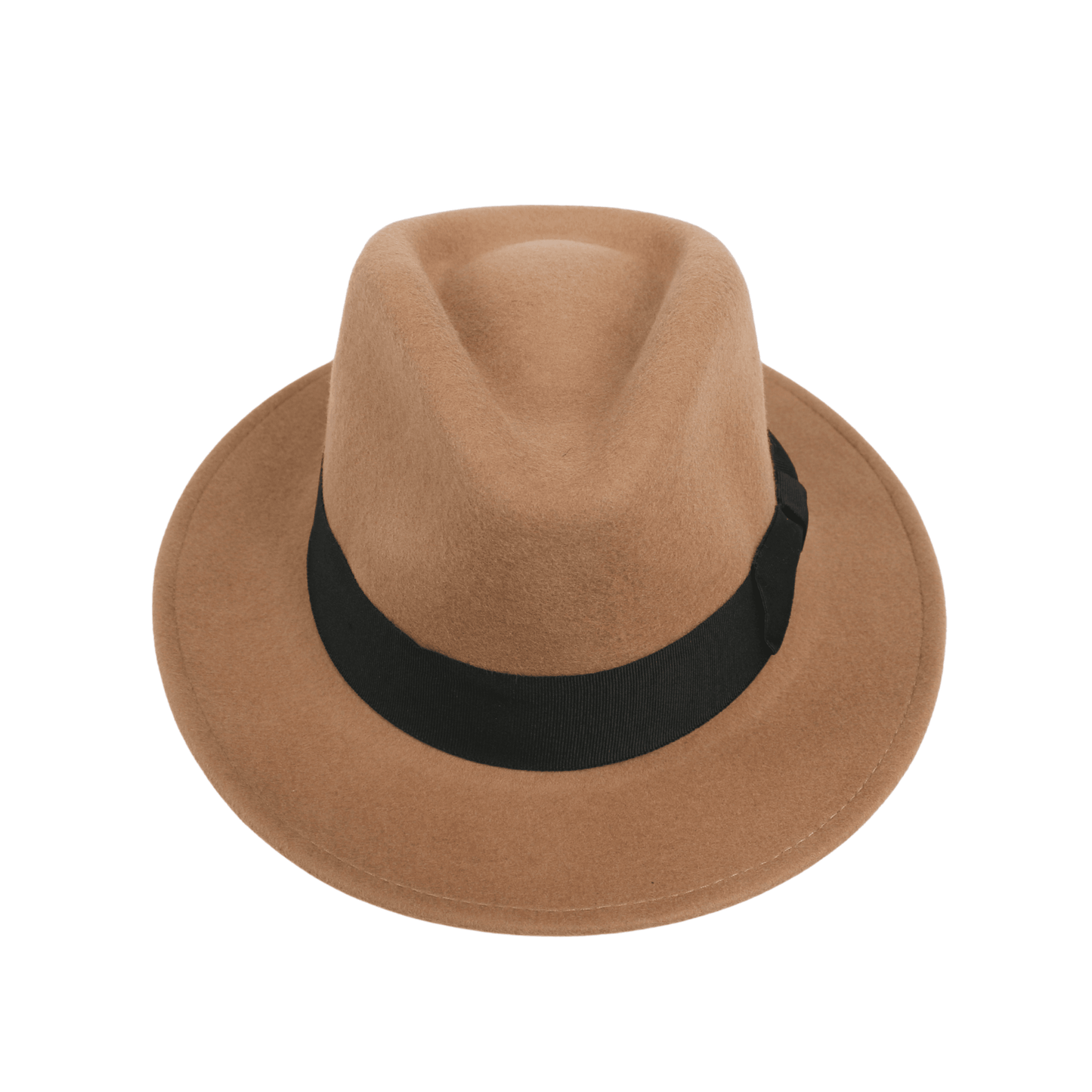 Classic Fedora Wide Brim Sweatband Hat for Men & Women - hatsXcaps