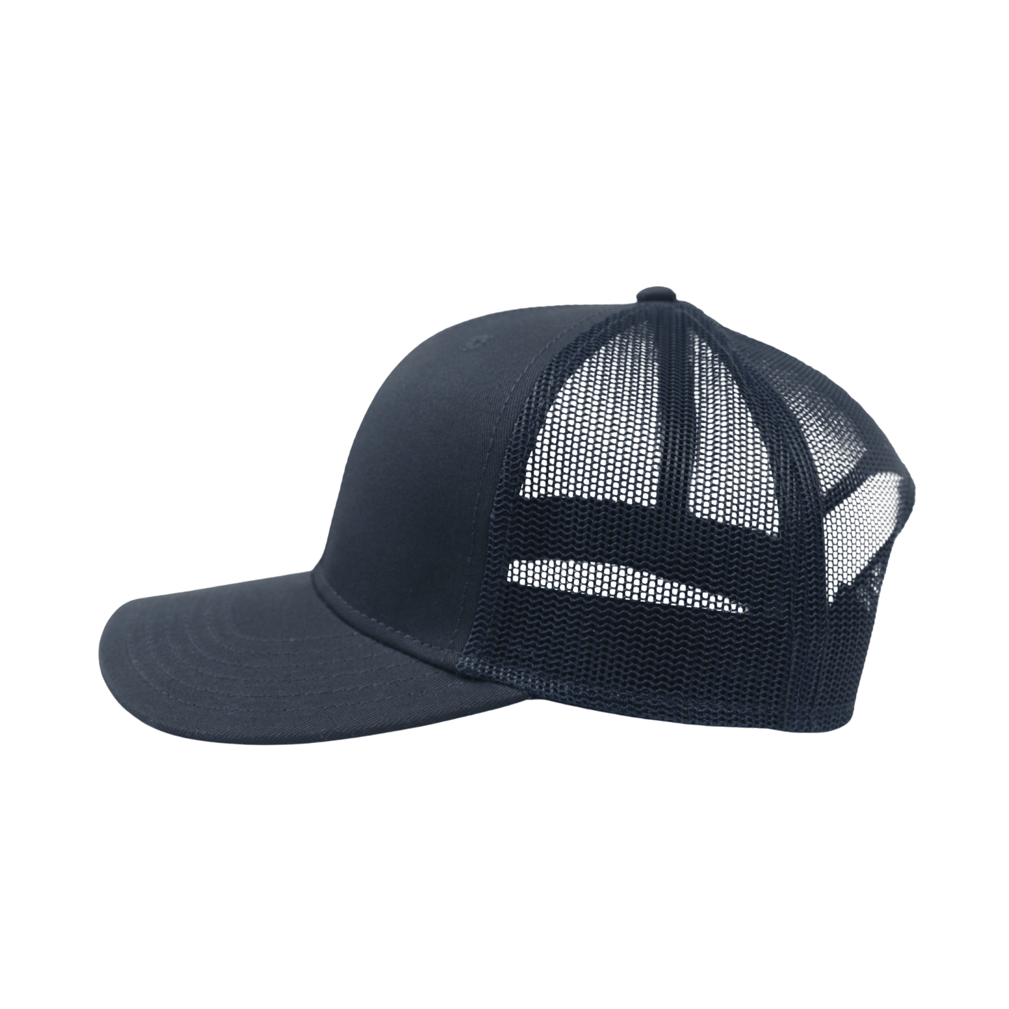 Unisex Half Mesh Cotton Trucker Baseball Cap - hatsXcaps