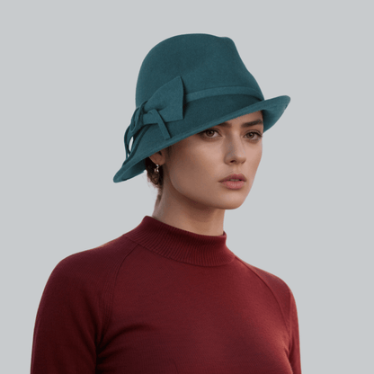 1920s Vintage Trilby Style Cloche Hat for Women - hatsXcaps