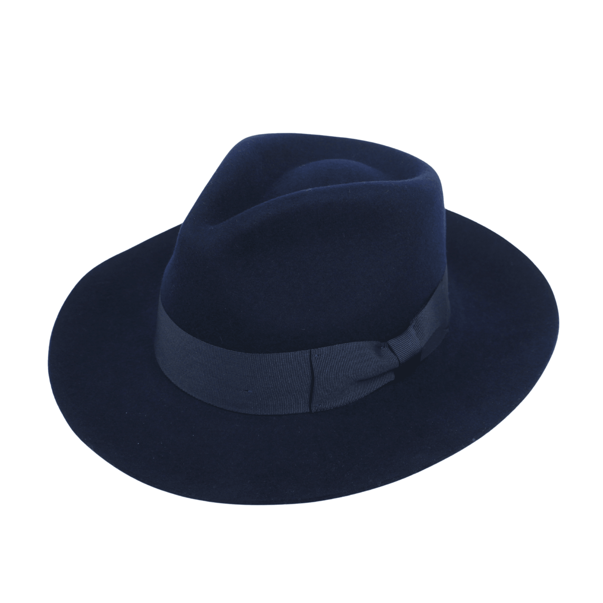 Handcrafted Wide Brim Trilby Fedora Hat for Men & Women - hatsXcaps