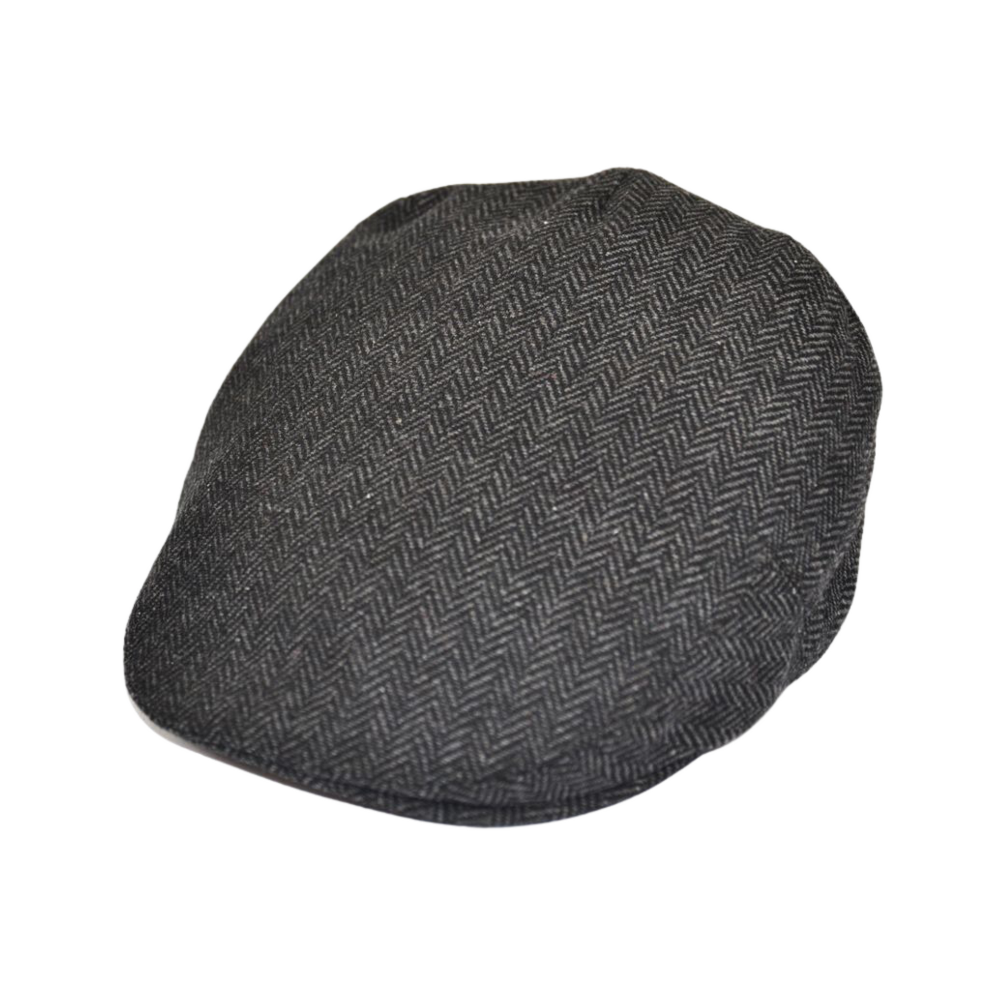 Unisex Wool Herringbone Gatsby Flat Cap - hatsXcaps