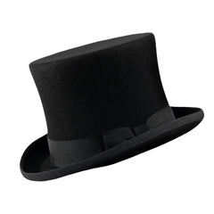 Wool Felt Victoria Top Hat - hatsXcaps