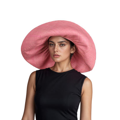 Women's Wide Brim Mimosa Sun Hat for Summer Beach - hatsXcaps