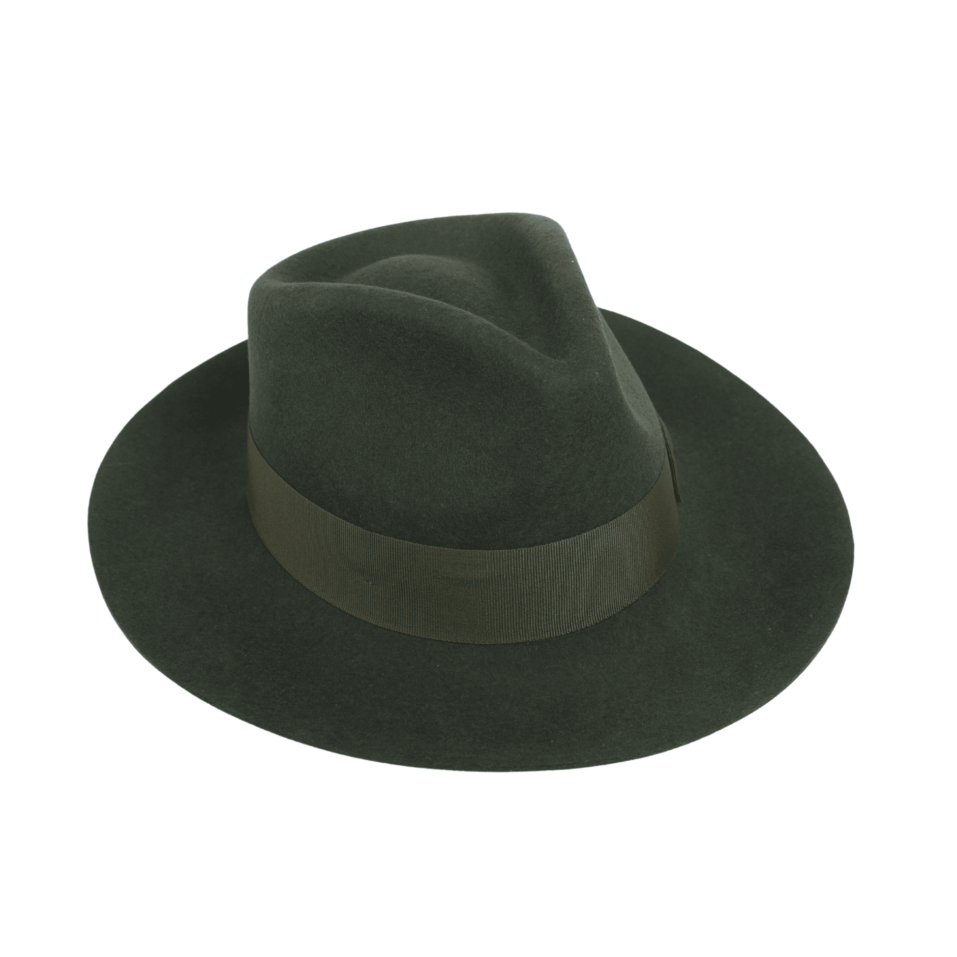 Handcrafted Wide Brim Trilby Fedora Hat for Men & Women - hatsXcaps