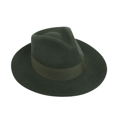 Handcrafted Wide Brim Trilby Fedora Hat for Men & Women - hatsXcaps