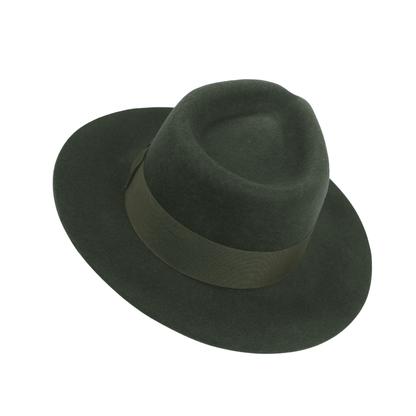 Handcrafted Wide Brim Trilby Fedora Hat for Men & Women - hatsXcaps