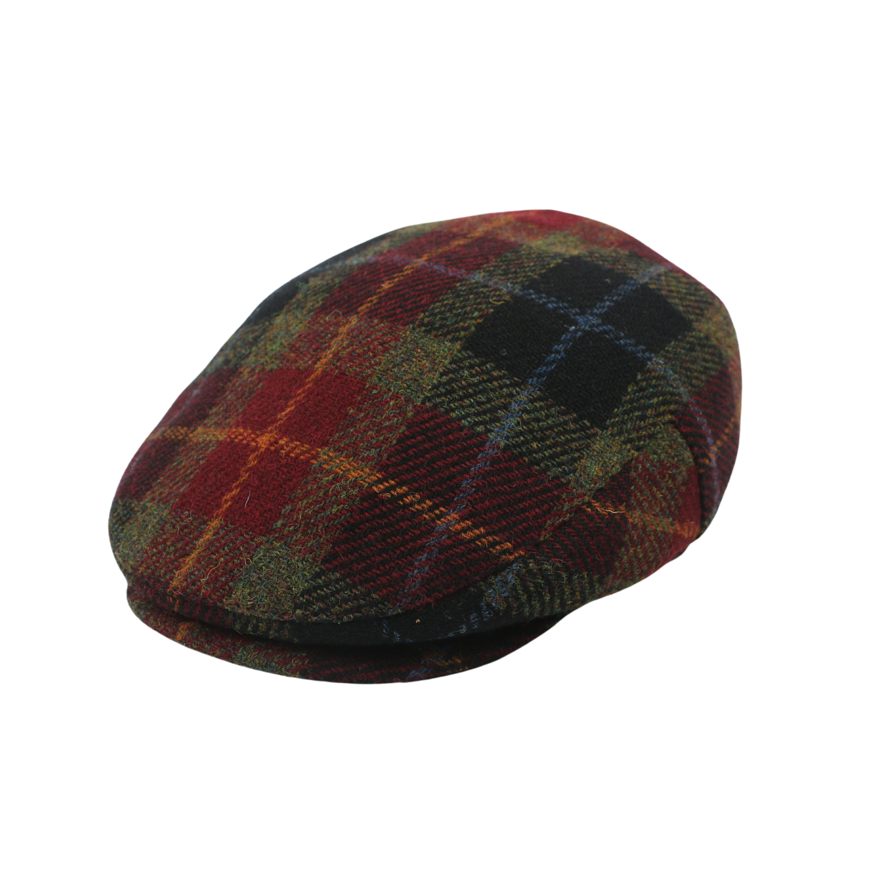 Scottish Wool Flat Cap, Harris Tweed Peaky Blinders Style Cap - hatsXcaps