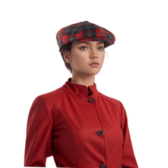 Scottish Tartan Newsboy Cap for Men & Women - hatsXcaps