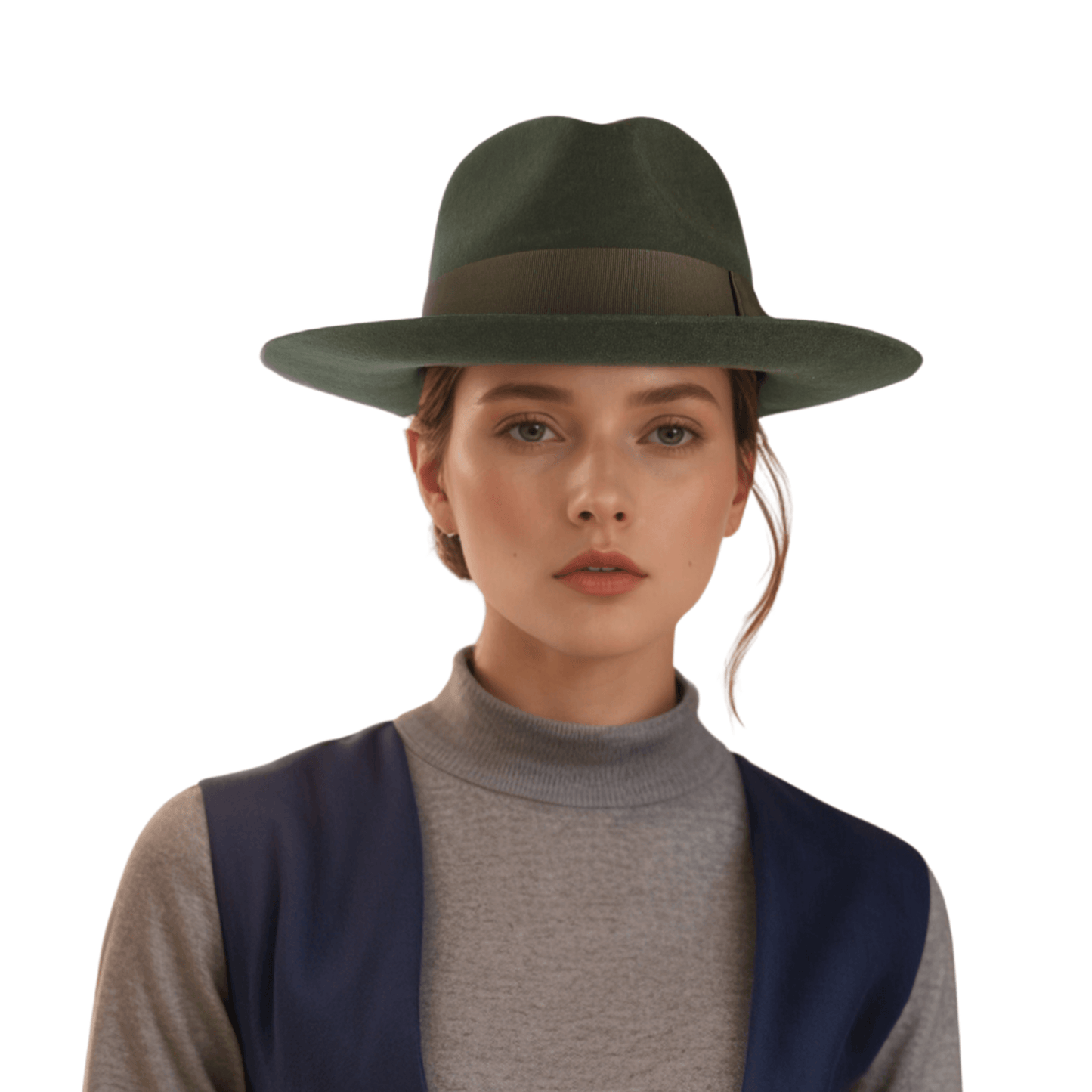 Handcrafted Wide Brim Trilby Fedora Hat for Men & Women - hatsXcaps