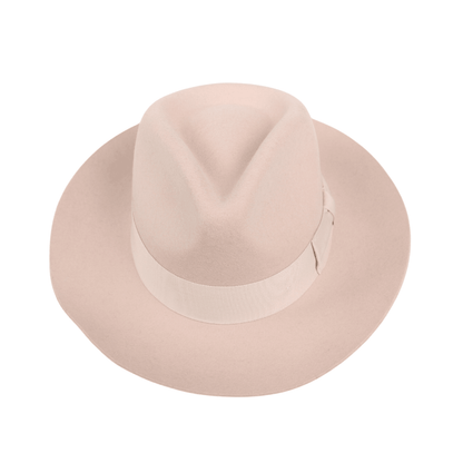 Handcrafted Wide Brim Trilby Fedora Hat for Men & Women - hatsXcaps