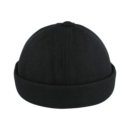 Unisex Retro & Streetwear Beanies Wool Docker Brimless Hat - hatsXcaps